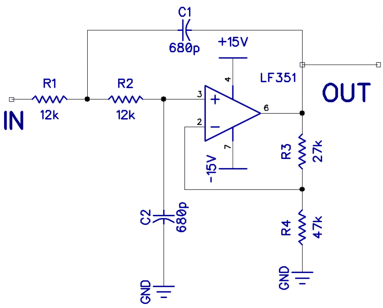 Audio Filter Circuit Diagram Basics Of Audio Filters