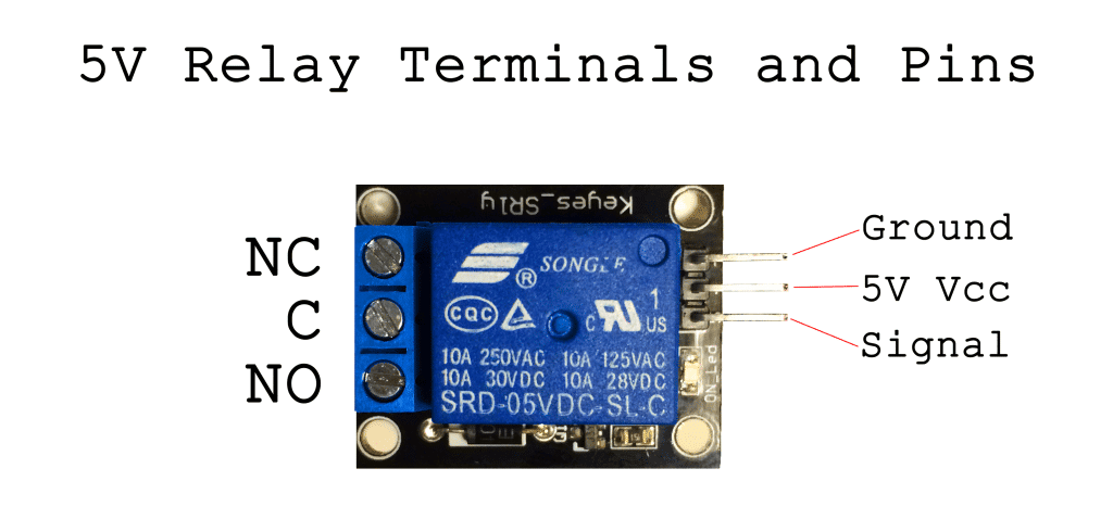 5V Relay Pinout