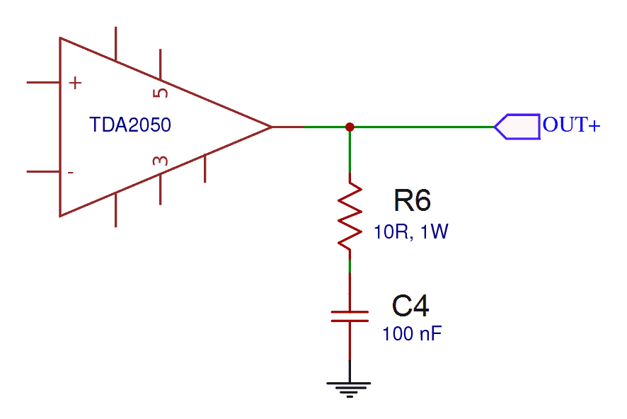 Complete TDA2050 Amplifier Design and Construction - The Zobel Network