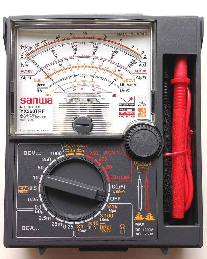 How to Use a Multimeter - Analog Multimeter