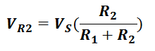 Voltage divider equation 2