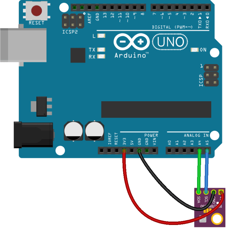 Logging Arduino Data to Files on a Computer - Connecting a BMP280 to the Arduino