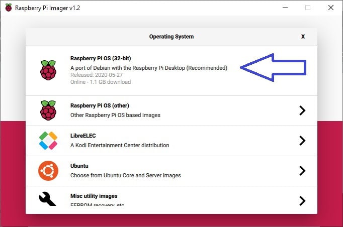 raspberry-pi-imager-first-option