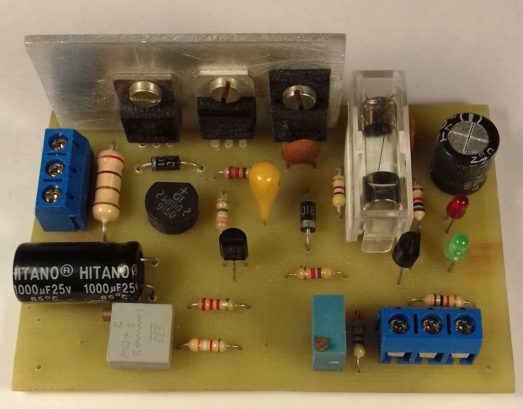 Protection Circuits - Completed PCB