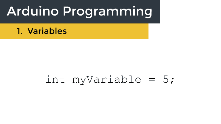 Arduino Programming - 1. Variables