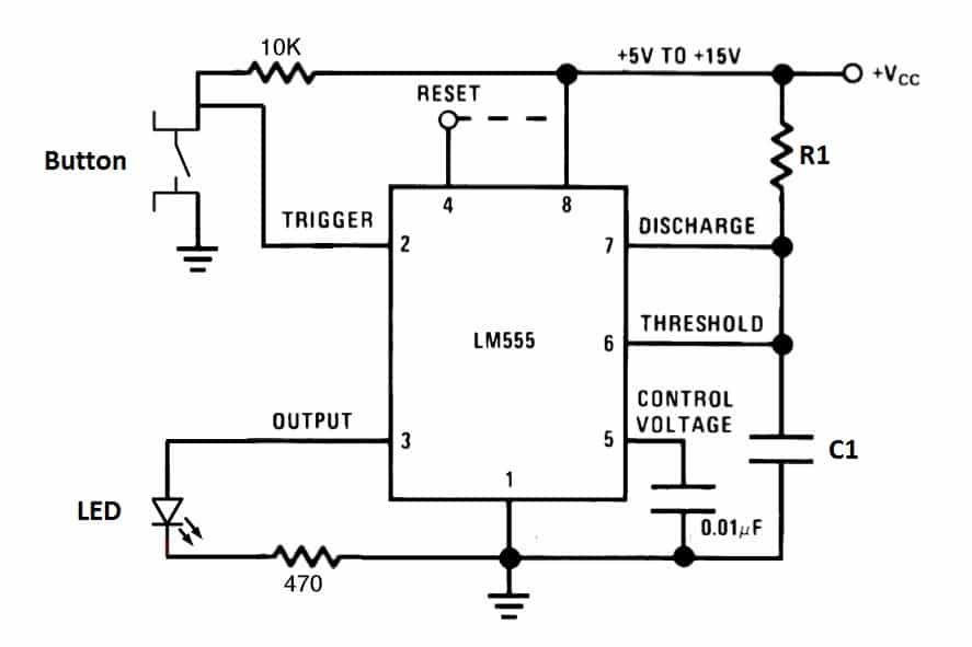 Monostable Circuit Diagram Simple