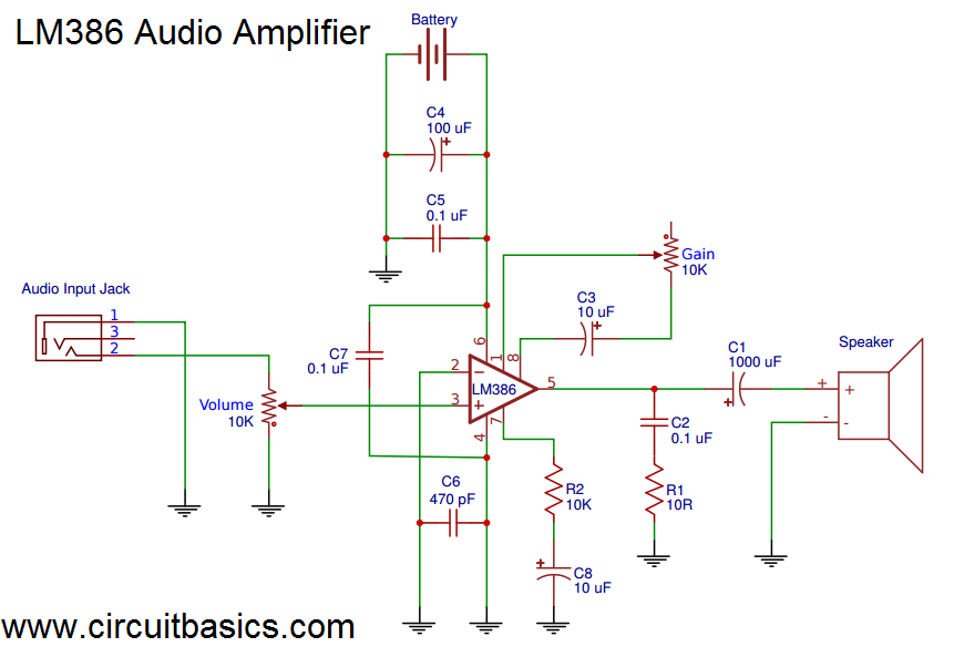 Build A Great Sounding Audio Amplifier With Bass Boost From The Lm386