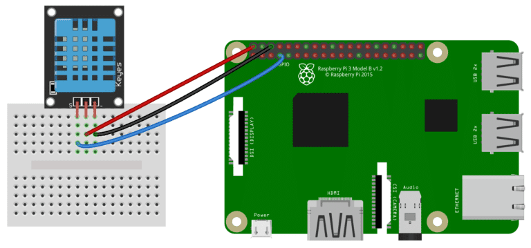 How To Set Up The Dht11 Humidity Sensor On The Raspberry Pi Circuit Basics 7140