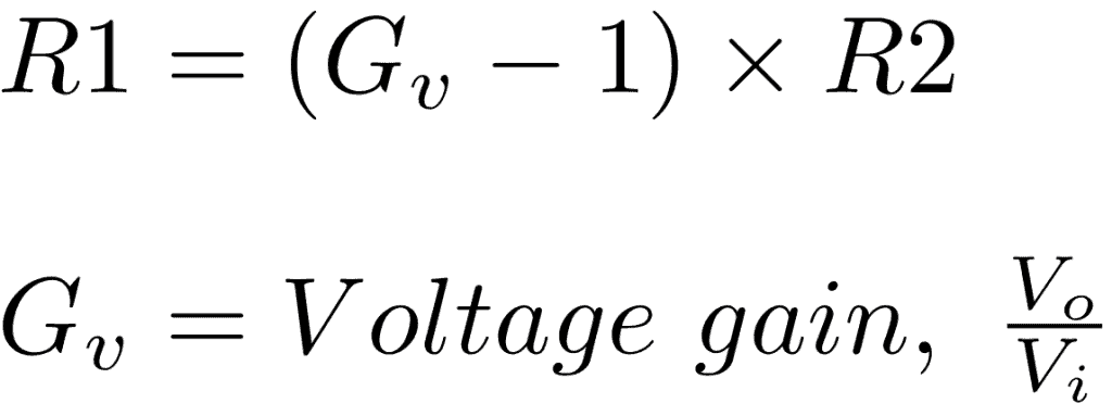 Calculate resistor to set gain of left channel TDA2003