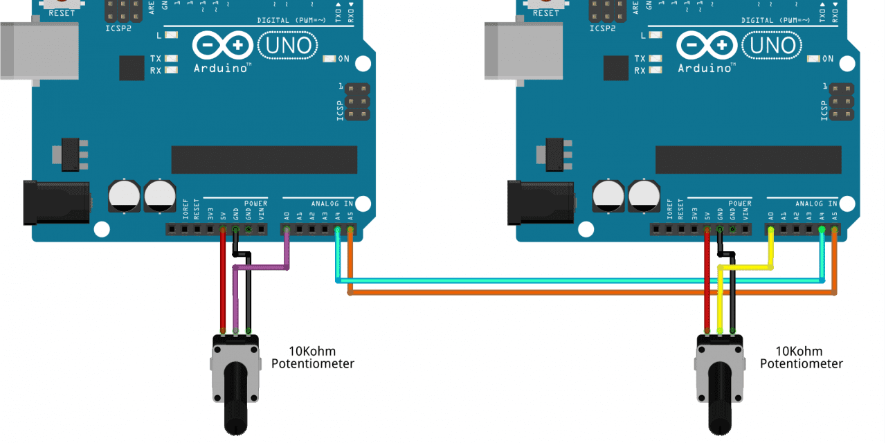 How To Set Up I C Communication On An Arduino Circuit Basics