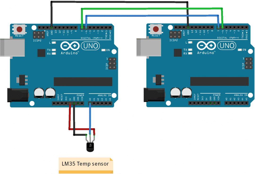 Wired Communication Between Two Arduinos - Circuit Basics