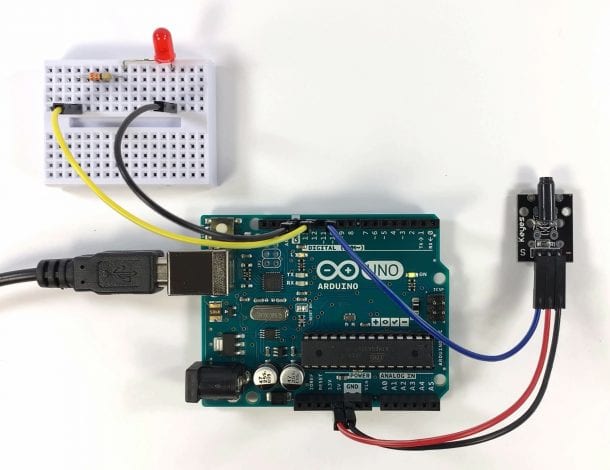 How to Setup Vibration Sensors on the Arduino - Circuit Basics