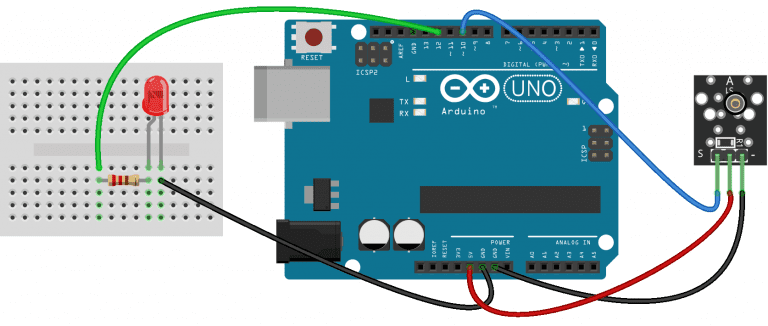 How to Setup Vibration Sensors on the Arduino - Circuit Basics