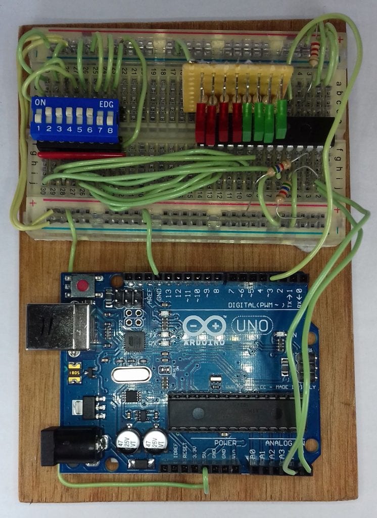 How to Use an MPC23017 Port Expander on the Arduino - Completed Project