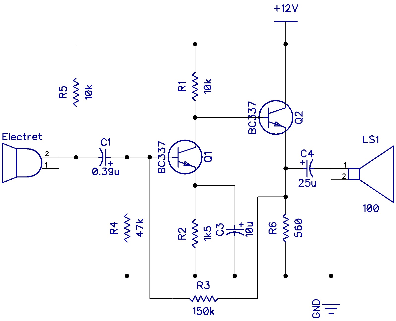 Transistor Amplifiers - Circuit Basics