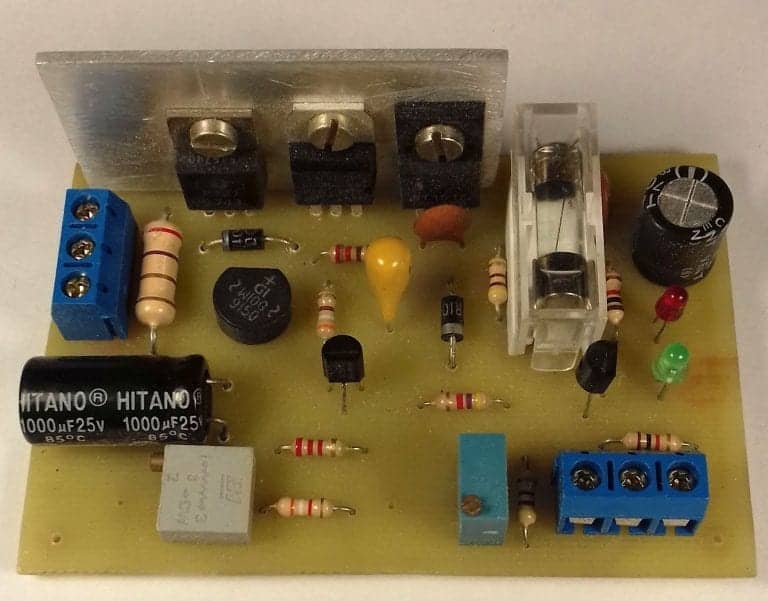 Protection Circuits - Completed PCB