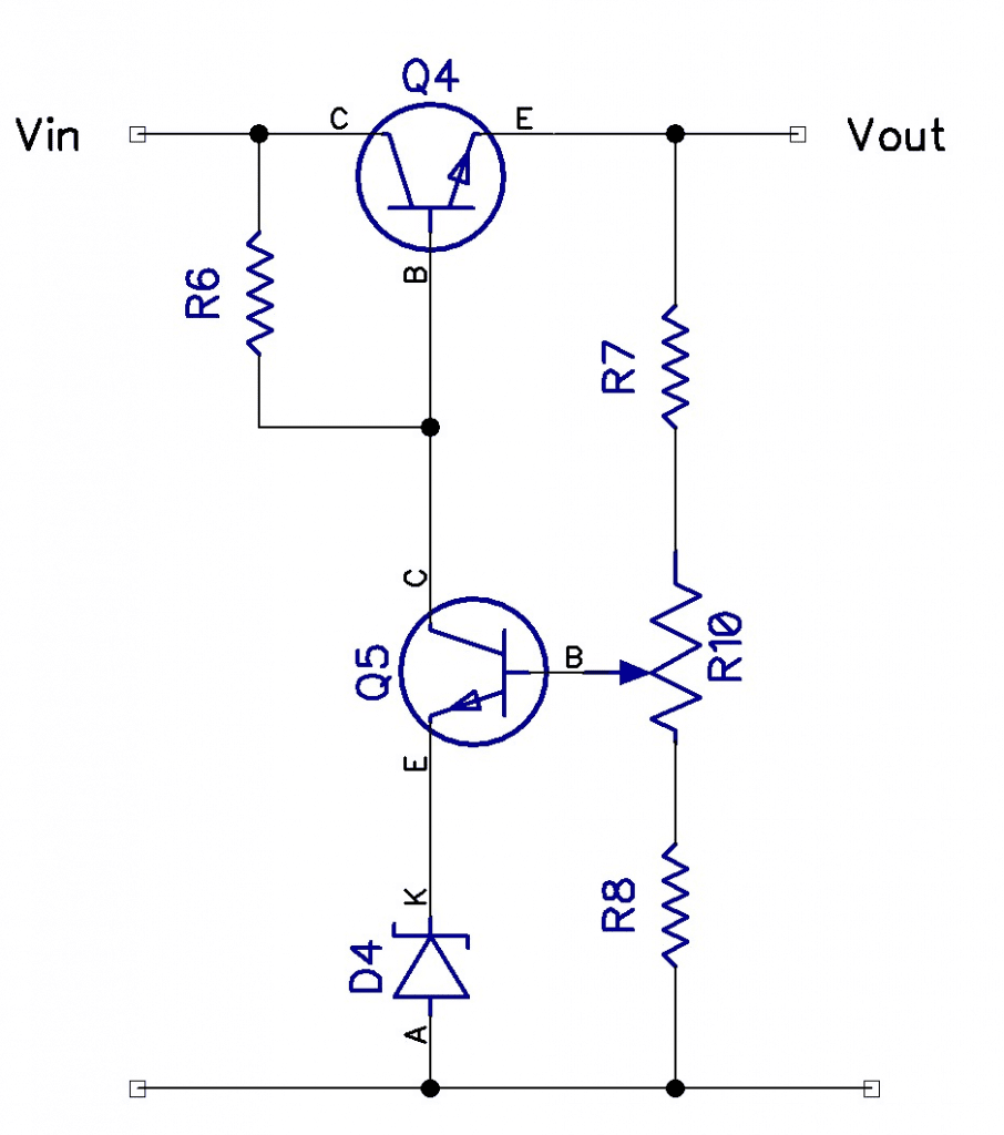 Transistor Voltage Regulator Circuit