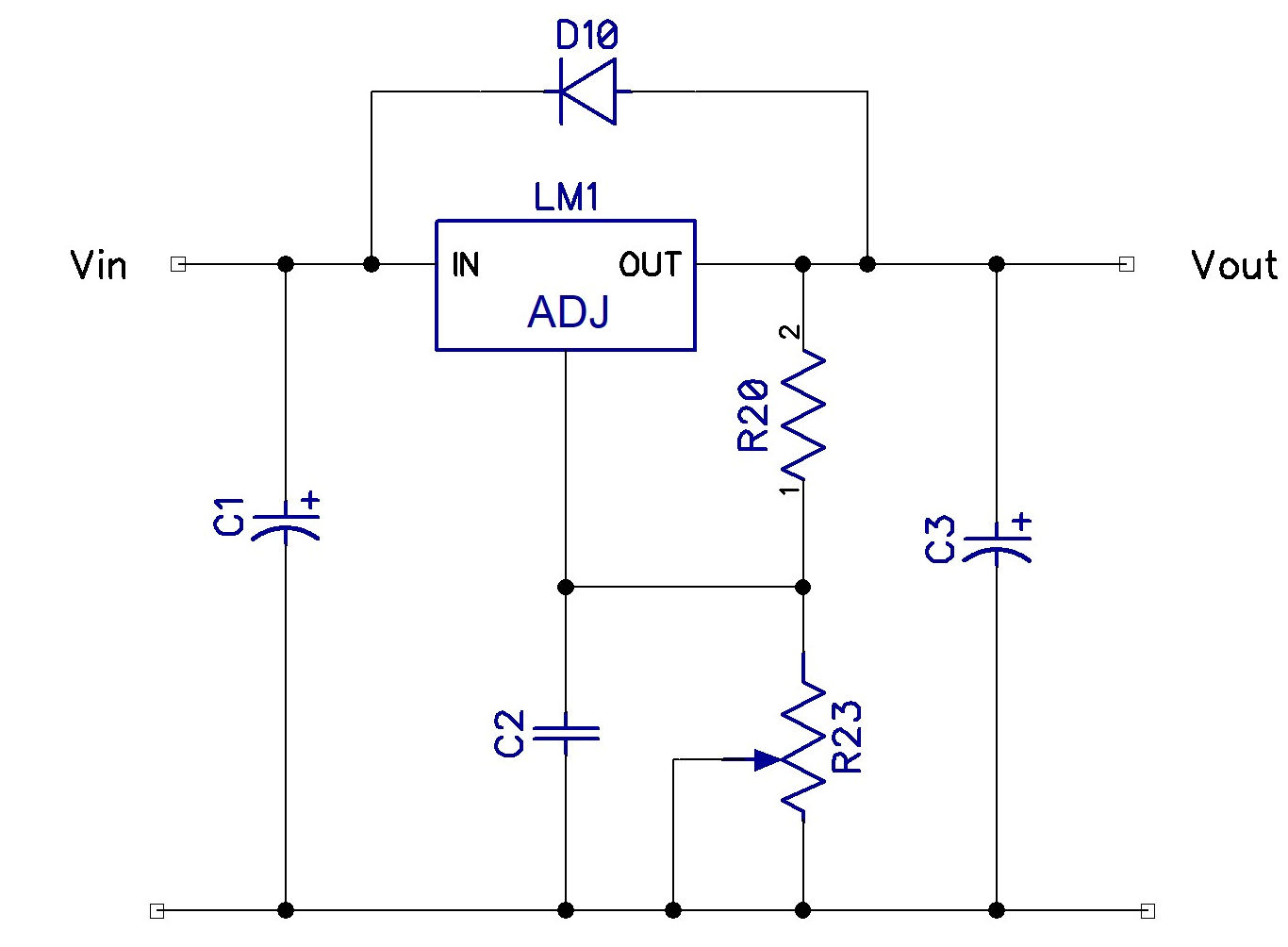 Lm337 стабилизатор схема