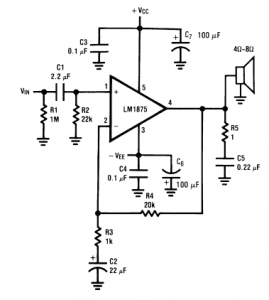 Build a High Quality Audio Amplifier with the LM1875 - Circuit Basics