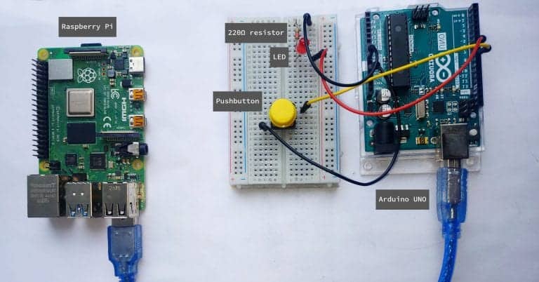 Raspberry Pi to Arduino Using Firmata - Featured