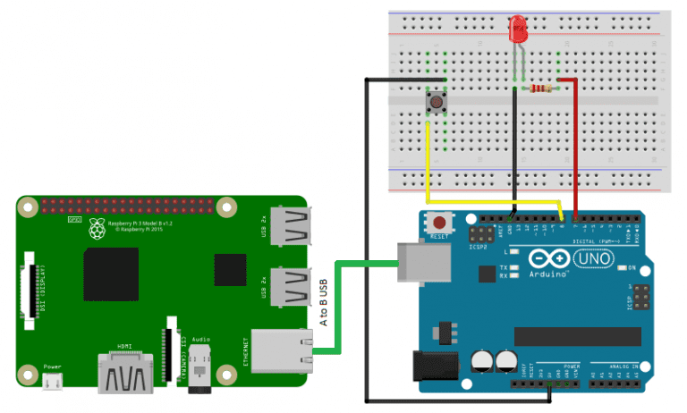 How To Control An Arduino From A Raspberry Pi Circuit Basics 1414
