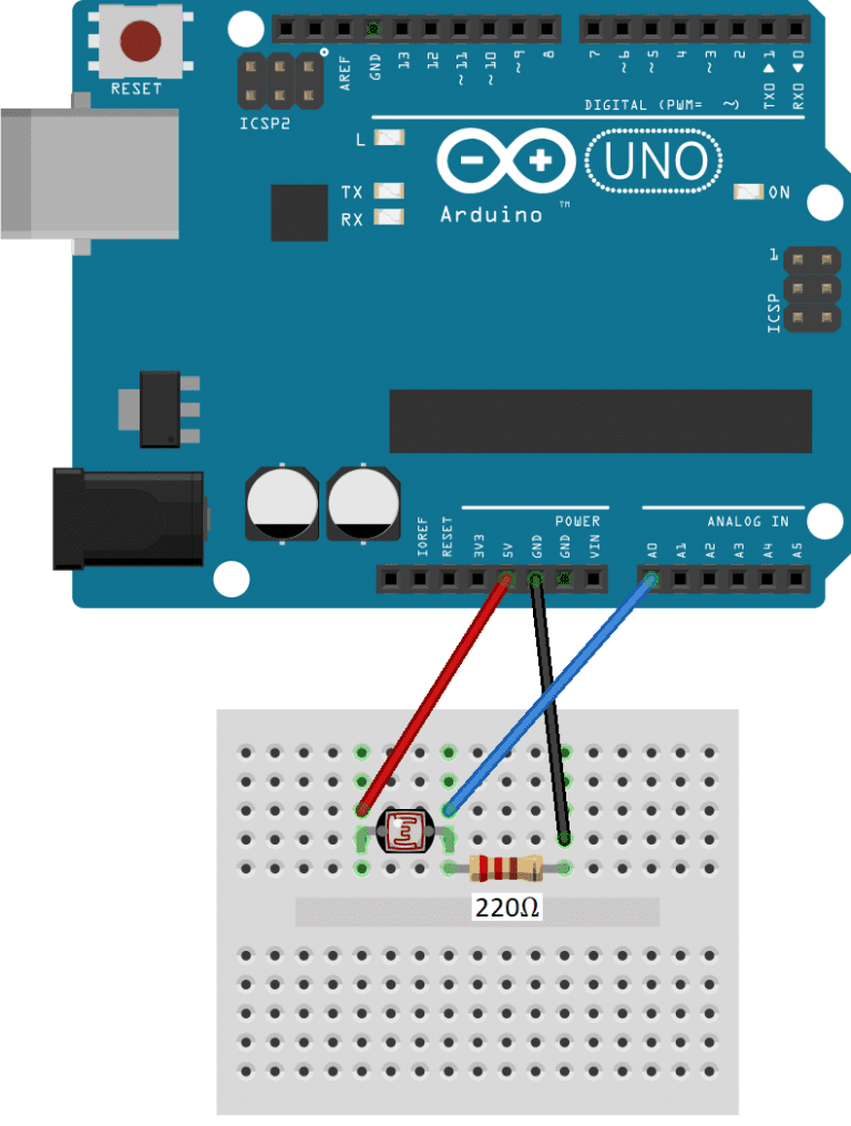 How To Use Photoresistors To Detect Light On An Arduino Circuit Basics 7168